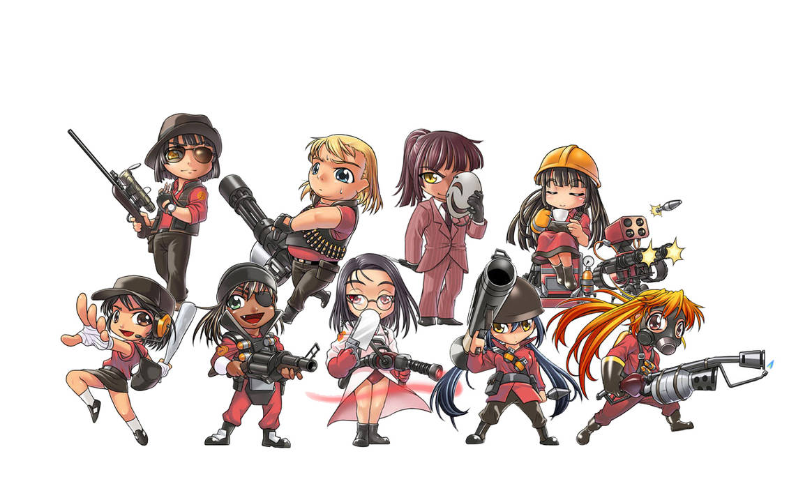 TF2 Chibi s By Nin er On DeviantArt tf2-chibi-s-by-nin-er-on-deviantart