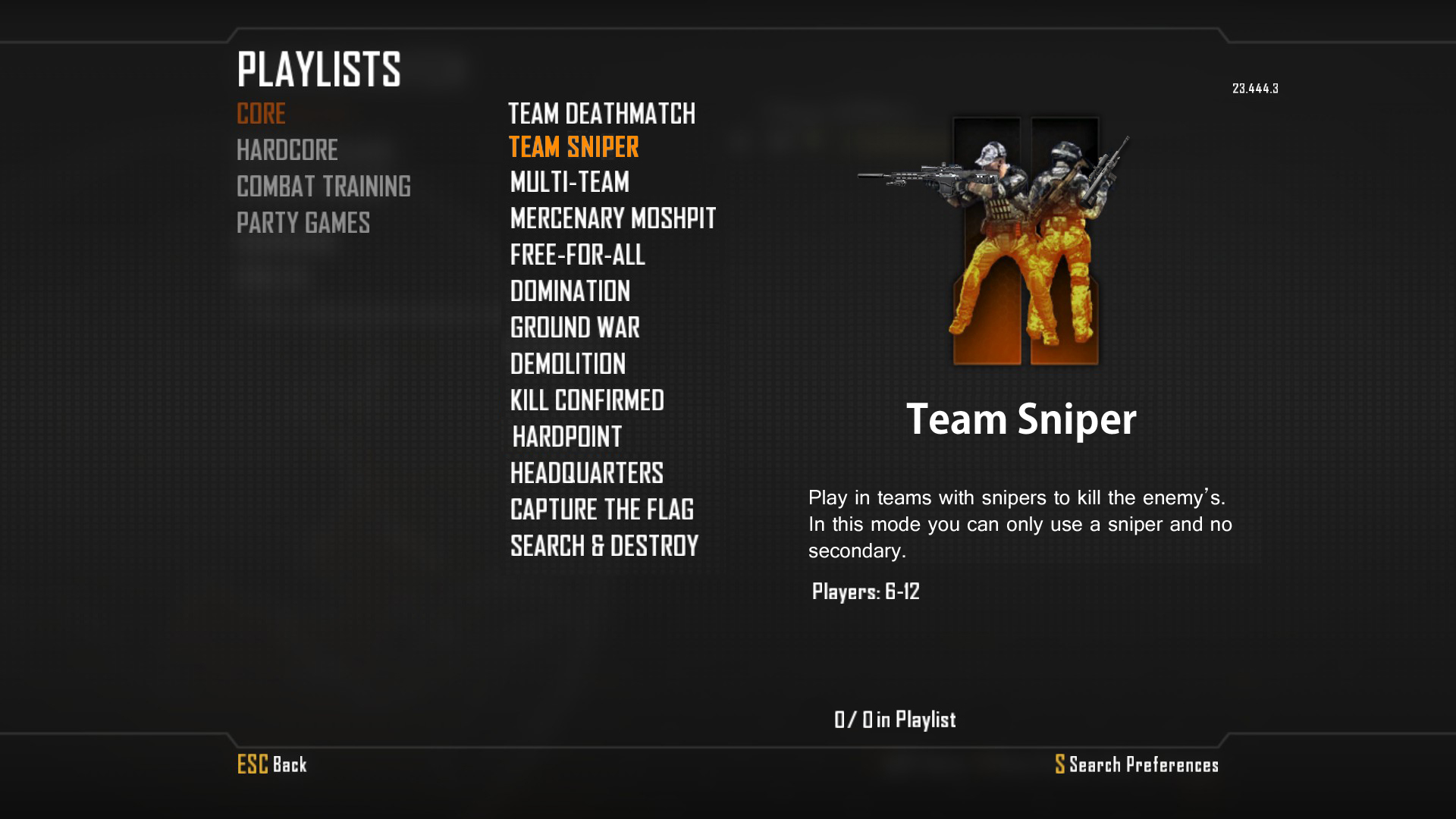 Black Ops II - Sniper gamemode