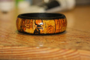 Decoupage egypt bracelet