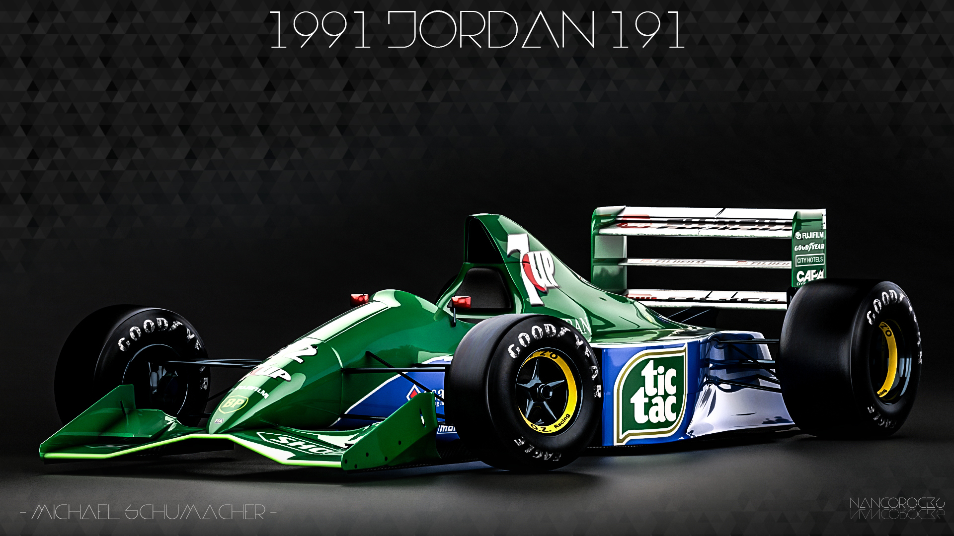 1991 Jordan 191 Schumacher - by nancorocks on