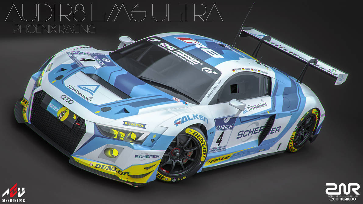 Audi R8 LMS Ultra - Phoenix Racing - by nancorocks on DeviantArt
