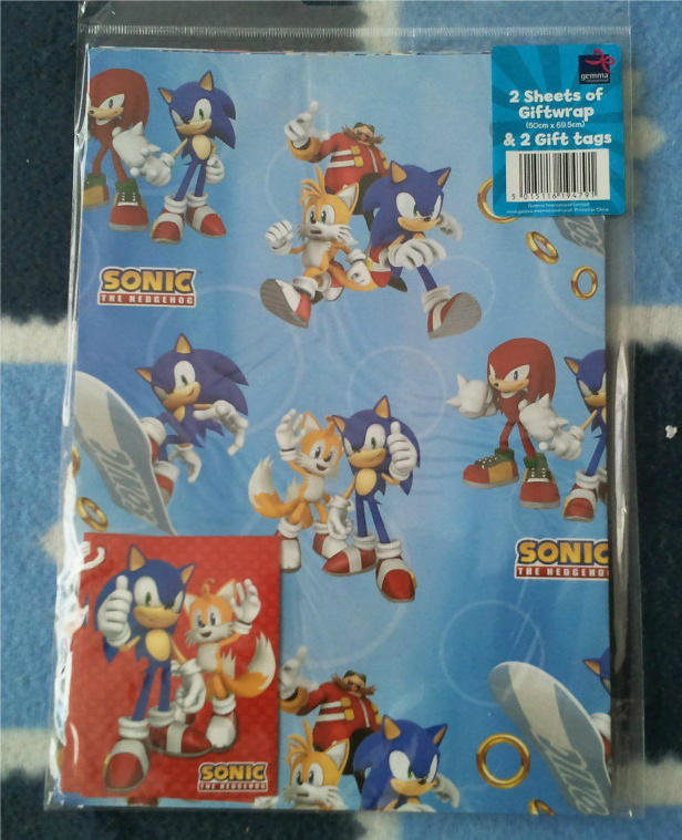 Sonic Wrapping Paper 