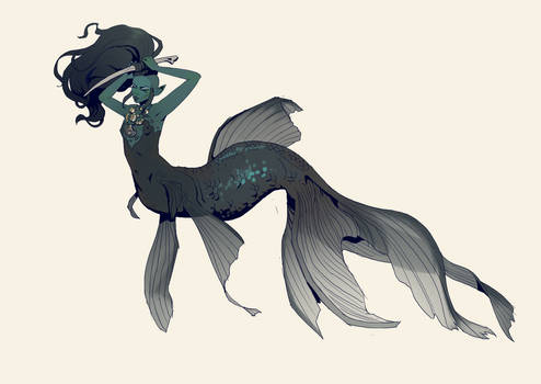 Mermay5 Goth Goldfish