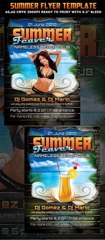 SUMMER PARTY FLYER TEMPLATE