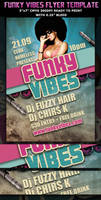 Funky Vibes Party Club Flyer template