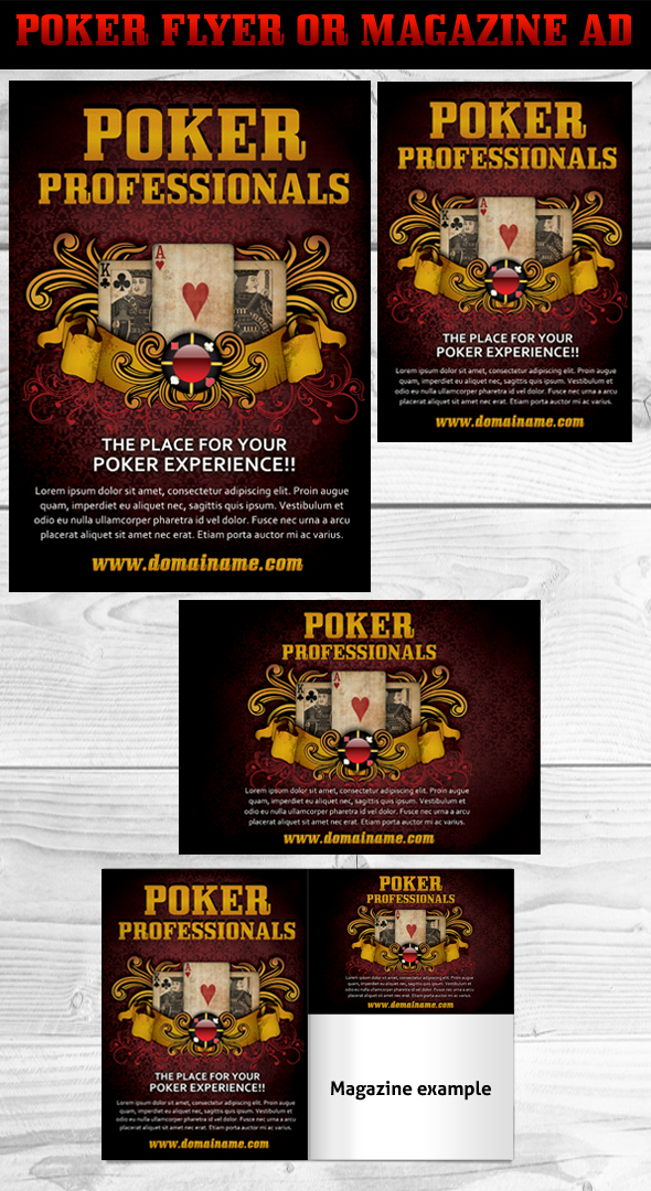 Poker Magazine Ads or flyers 3