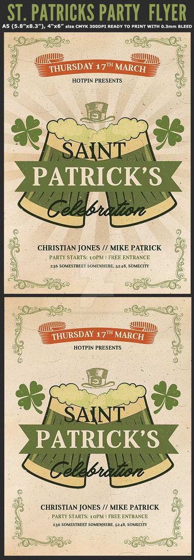 Saint Patrick's Day Flyer Template