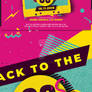 Retro 90s Party Flyer Template