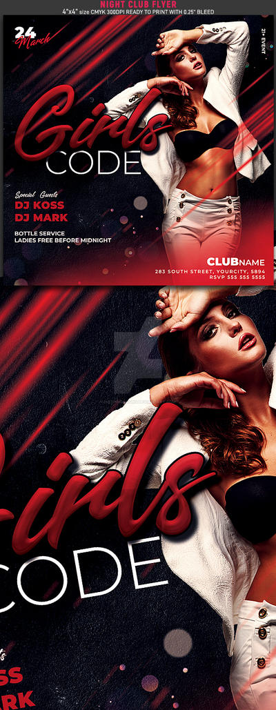 Night Club Flyer Template By Hotpindesigns On Deviantart Night Club Flyer Template By Hotpindesigns On Deviantart