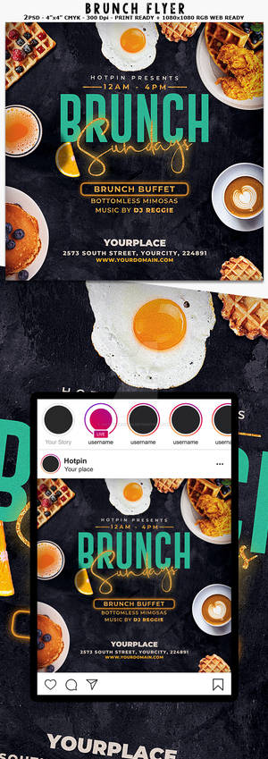 Brunch Flyer Template