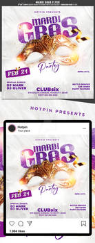 Mardi Gras Flyer Template