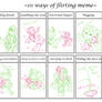 10 way of flirting meme TFOC