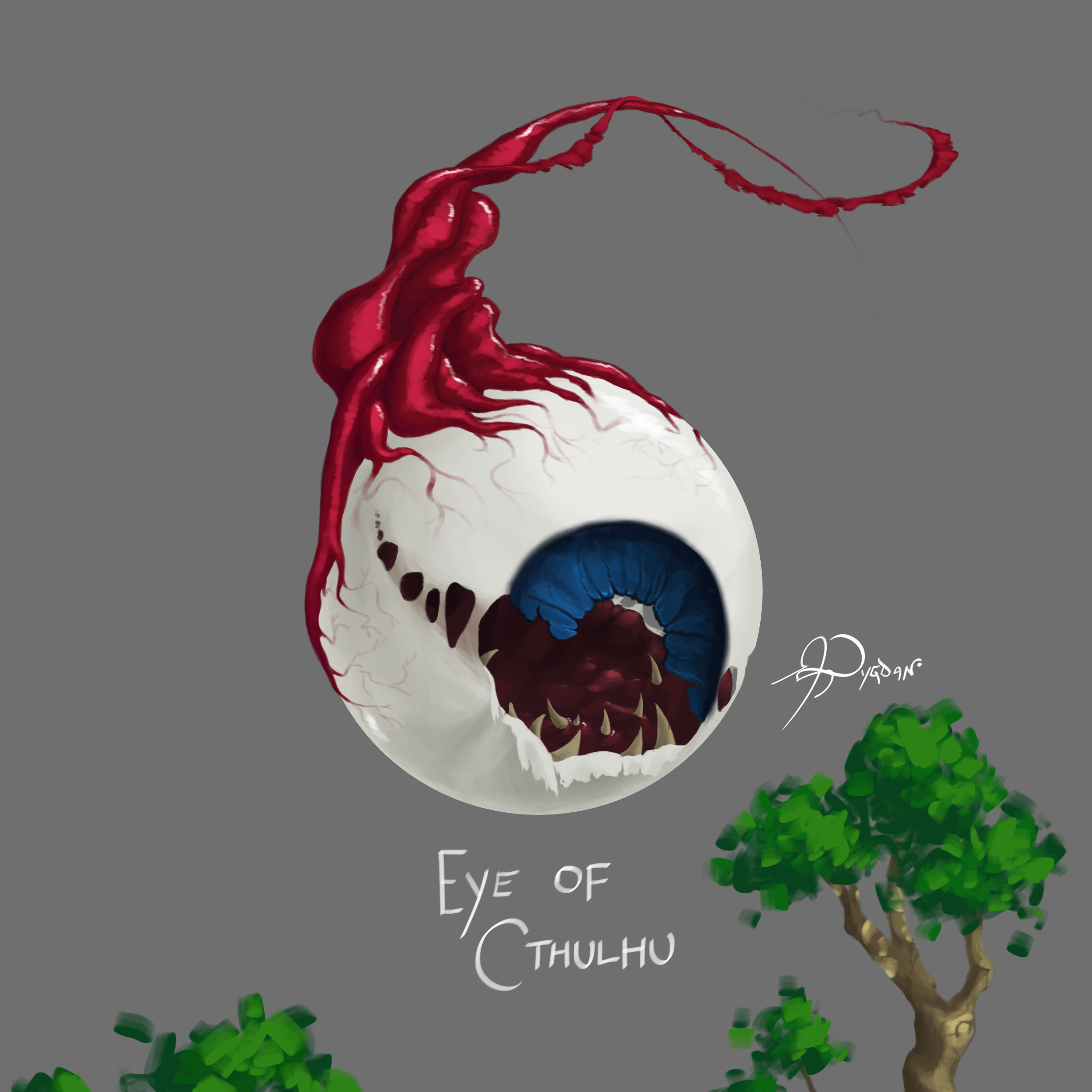 Terraria Boss Eye of Cthulhu by Allen on Dribbble