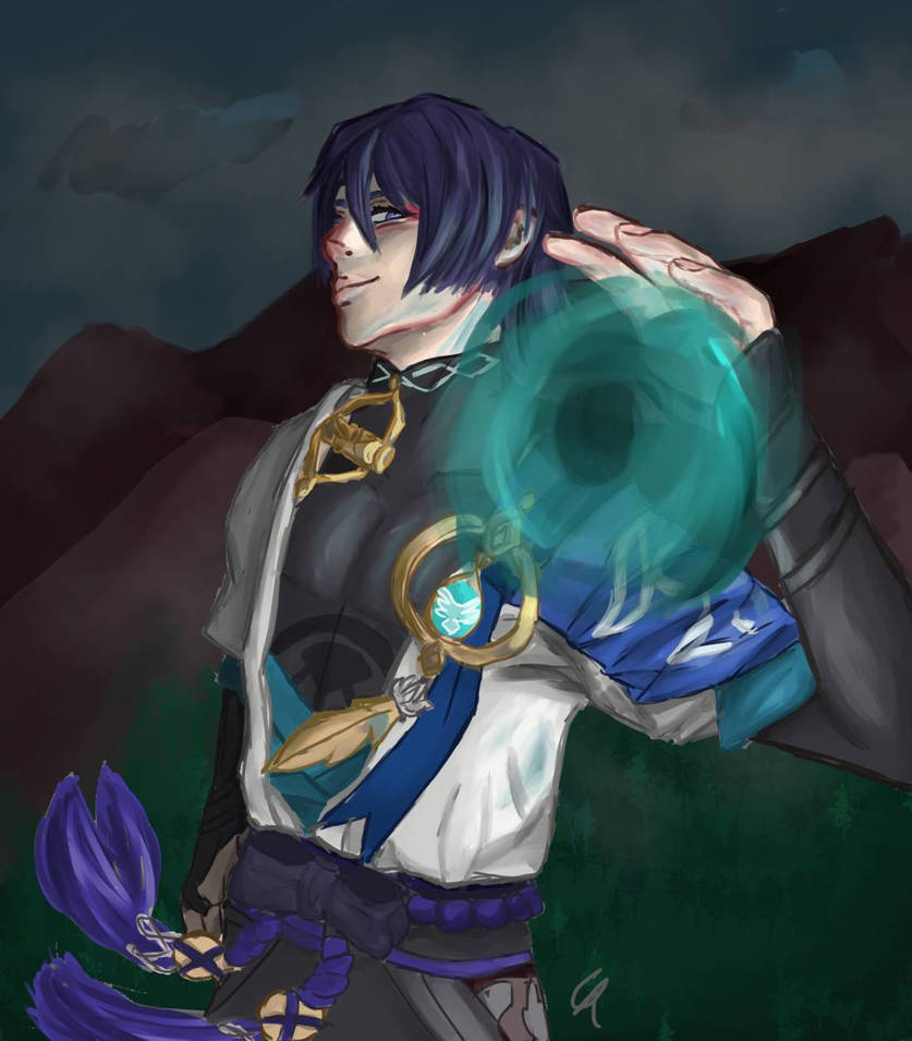 Scaramouche drawing 2022 by Filterke on DeviantArt