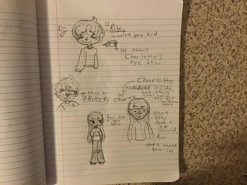 Riley and Charlotte by ripples-doodles on DeviantArt