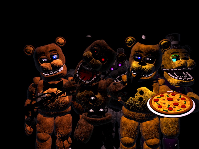 C4D] FNAF1 Models by HiAtom Download by HiAtom on DeviantArt