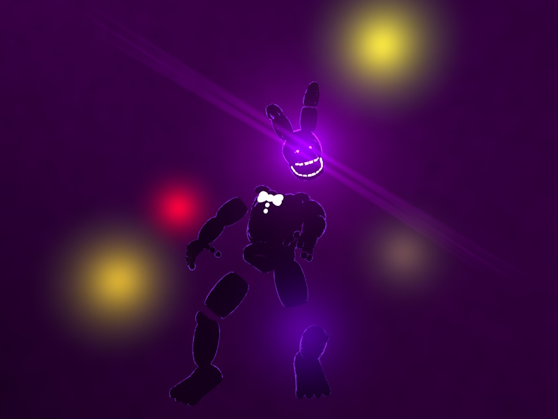 (C4D/FNAF) SHADOW SPRINGBONNIE by cainrgg on DeviantArt
