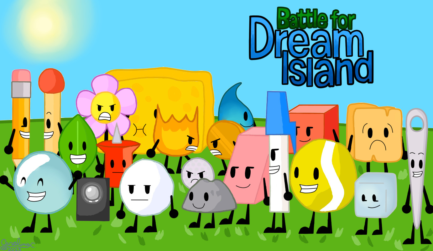 Download A team of Cartoon Characters from Battle for Dream Island