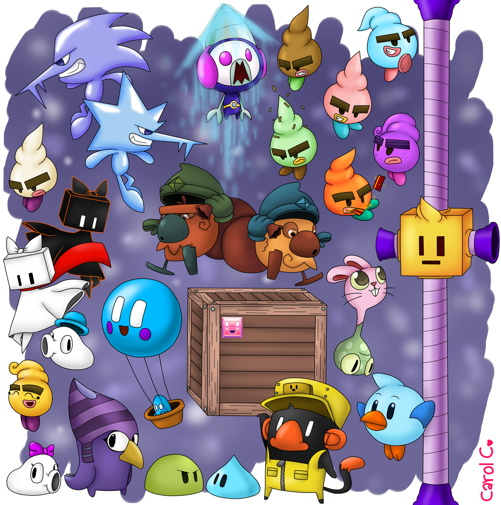 Nitrome Rome My Favorite Nitrome Games!~ by Carol2015 on DeviantArt