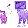 purple aesthetic TV head adopts~ #2 (CLOSED)