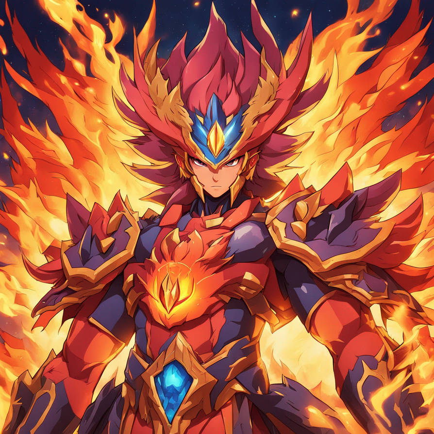 Fire Elemental Hero Fire Elemental Guardian by thobita1 on DeviantArt