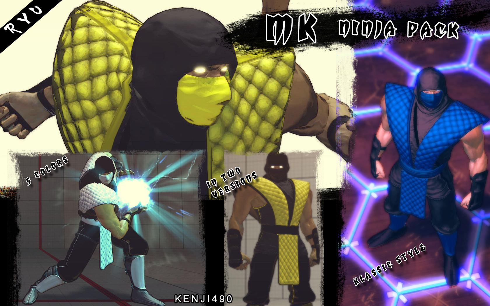 RYU MK Ninjas Pack by kenji490 on DeviantArt