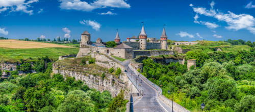 Kamianets-Podilskyi castle by roman-gp