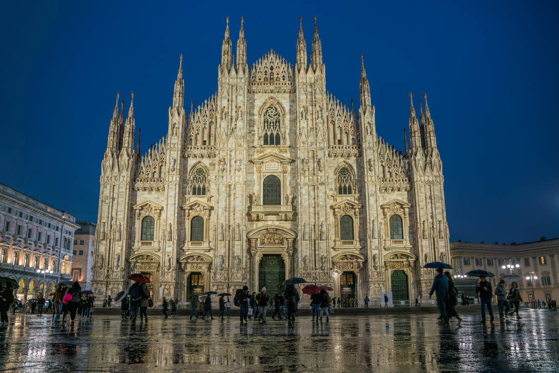 Milan, it's raining by roman-gp on DeviantArt