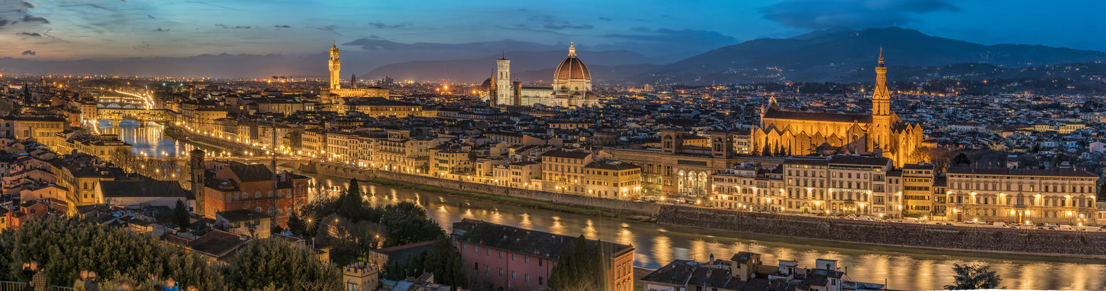 Florence at night