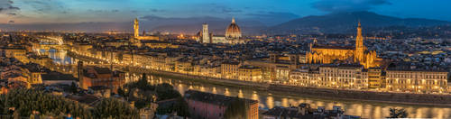 Florence at night