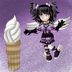 Hestia Chibi Ice Cream Cone