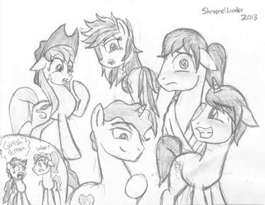 Gender-swapped Kids of the Mane Six