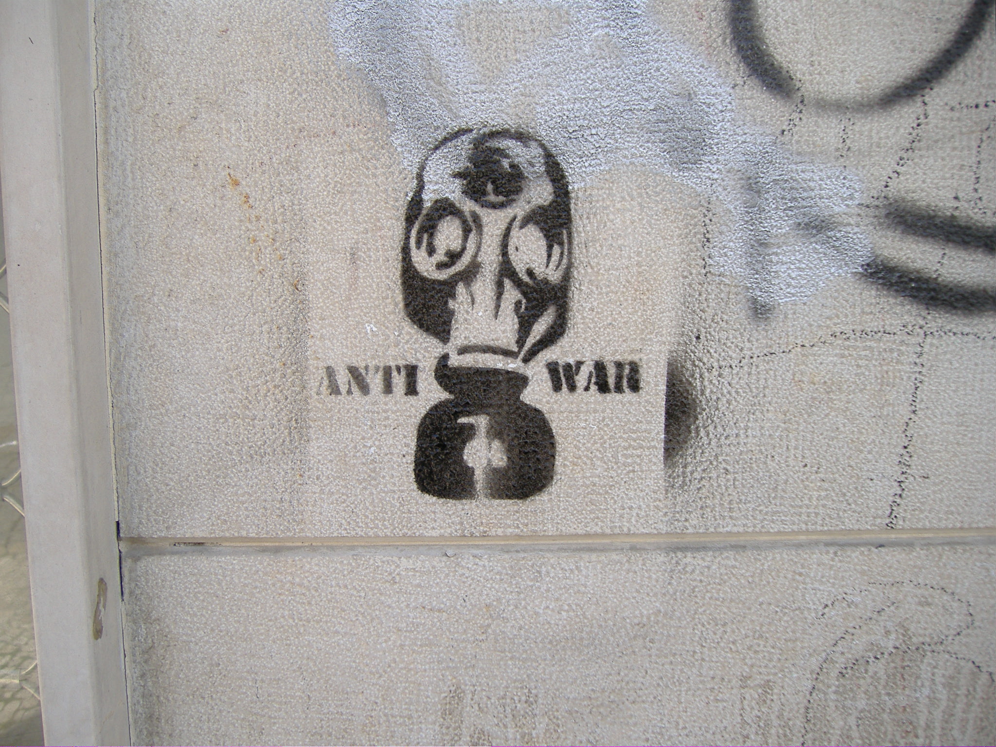 Anti War -stencil