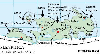 Fleartica Regional Map