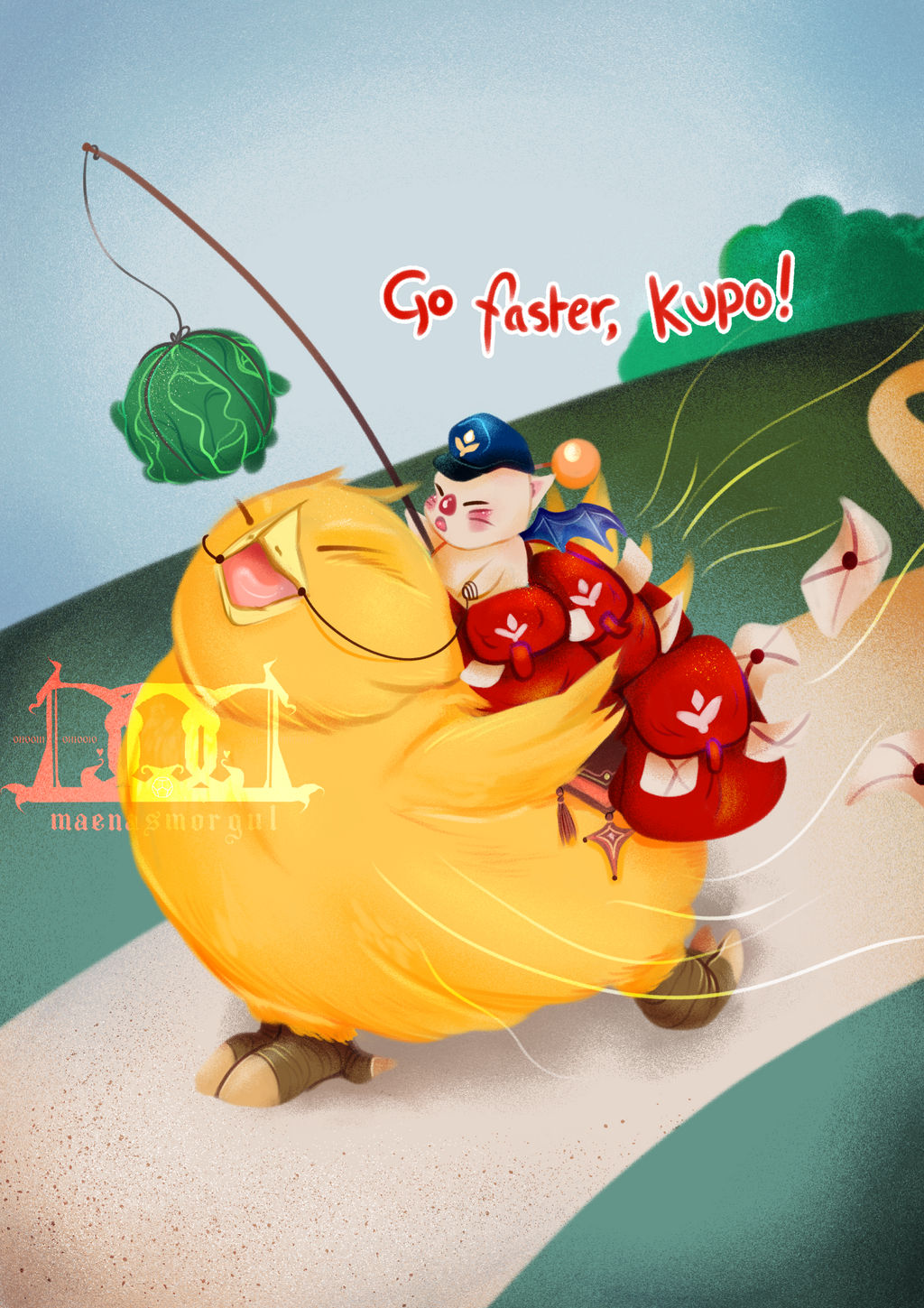 Fat Chocobo And Postmoogle By MaenasMorgul On DeviantArt fat-chocobo-and-postmoogle-by-maenasmorgul-on-deviantart