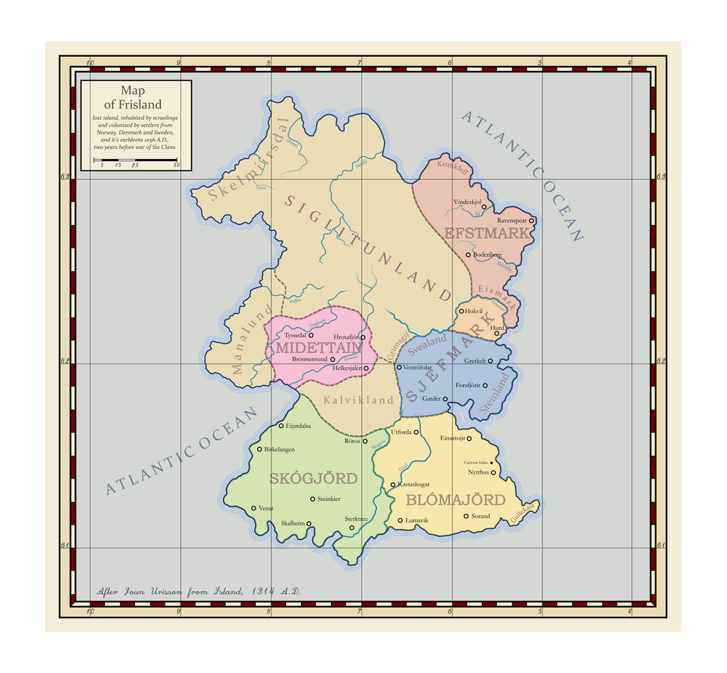 Frisland Map by Janiculus