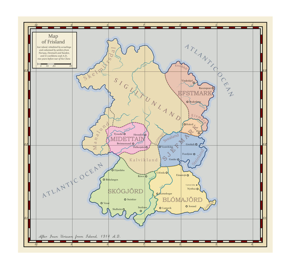 Frisland Map by Janiculus
