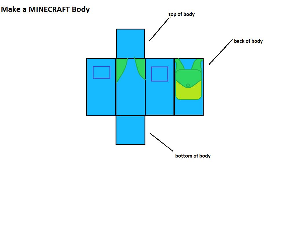 Body Build Minecraft Tutorial You Make a MINECRAFT Character body 5-1-14 by GalaxyGal-11 on DeviantArt