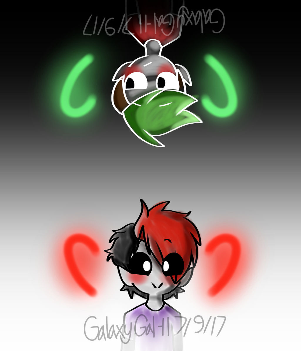 (Lil A and Lil D)Black and White by GalaxyGal-11