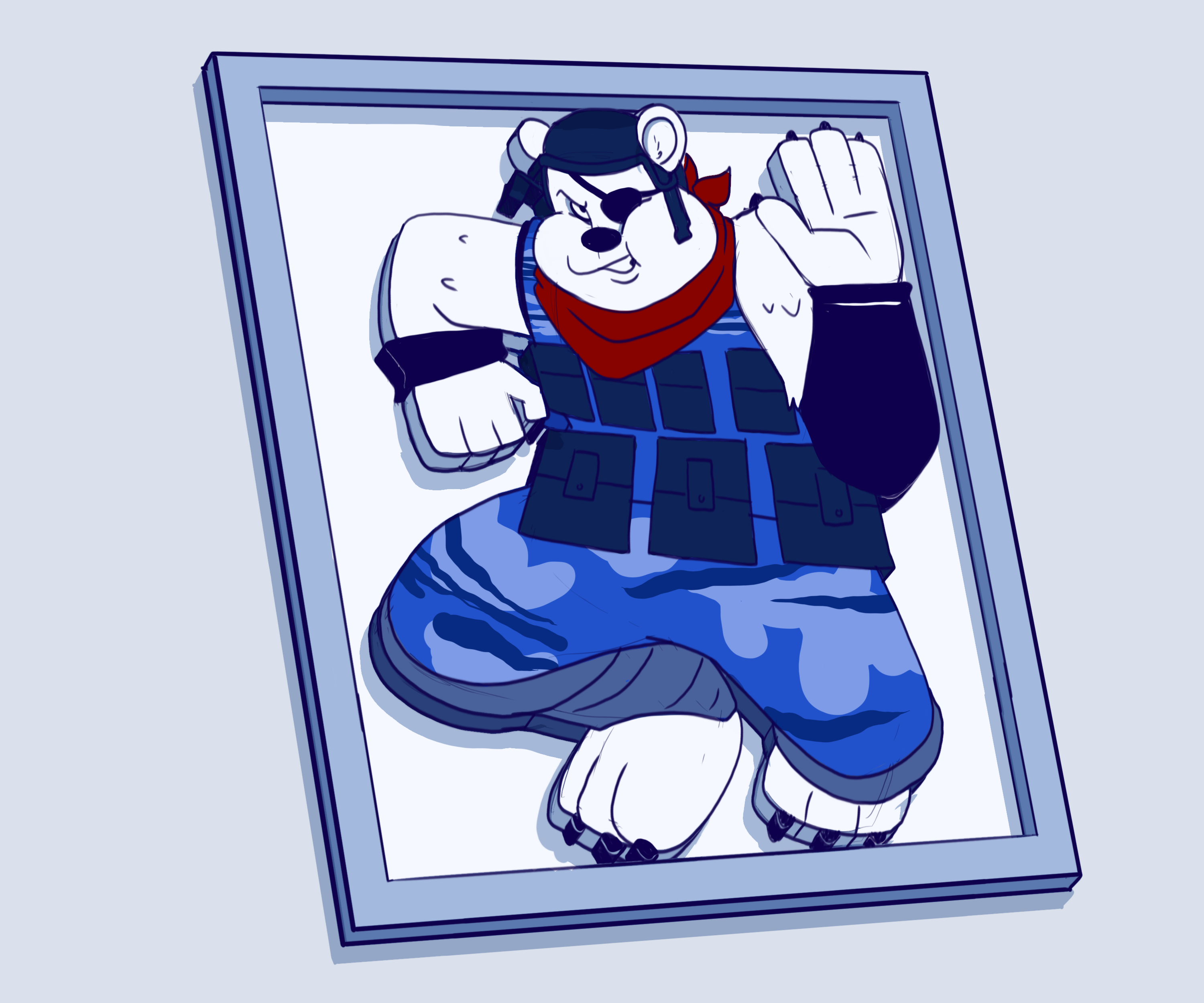 Flat Fanart: Polar Patroller by TateShaw on DeviantArt