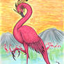 Pink Flamingo Dragon