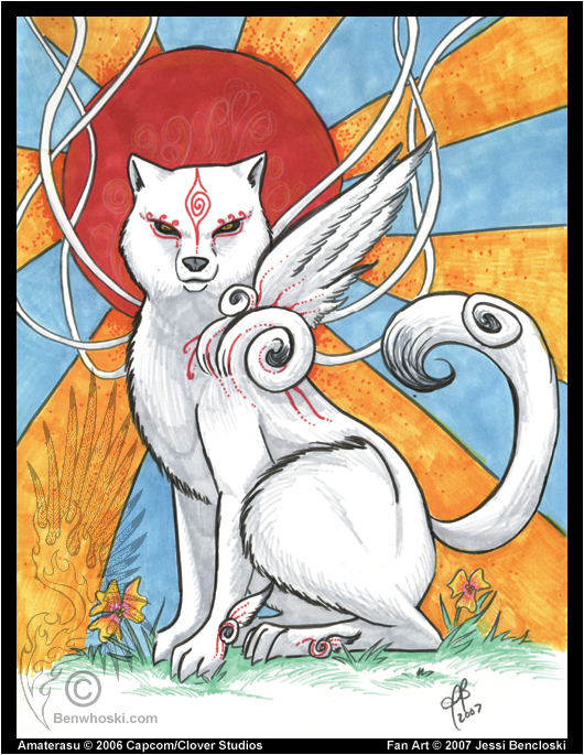 Sun Goddess Okami Amaterasu