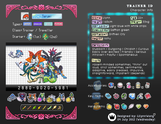 [Terumi] - Lilynn's Trainer Card