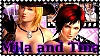 Mila and Tina stamp