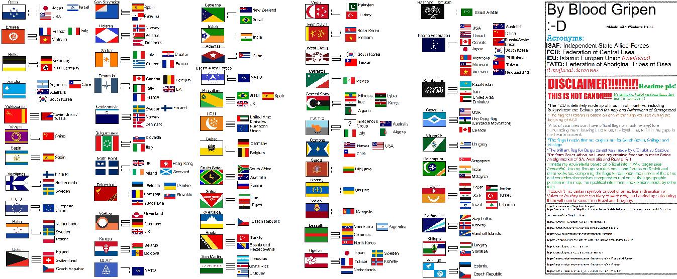 Flag Layout Real Strangereal flags and their real life counterparts by Gripenizer on ...