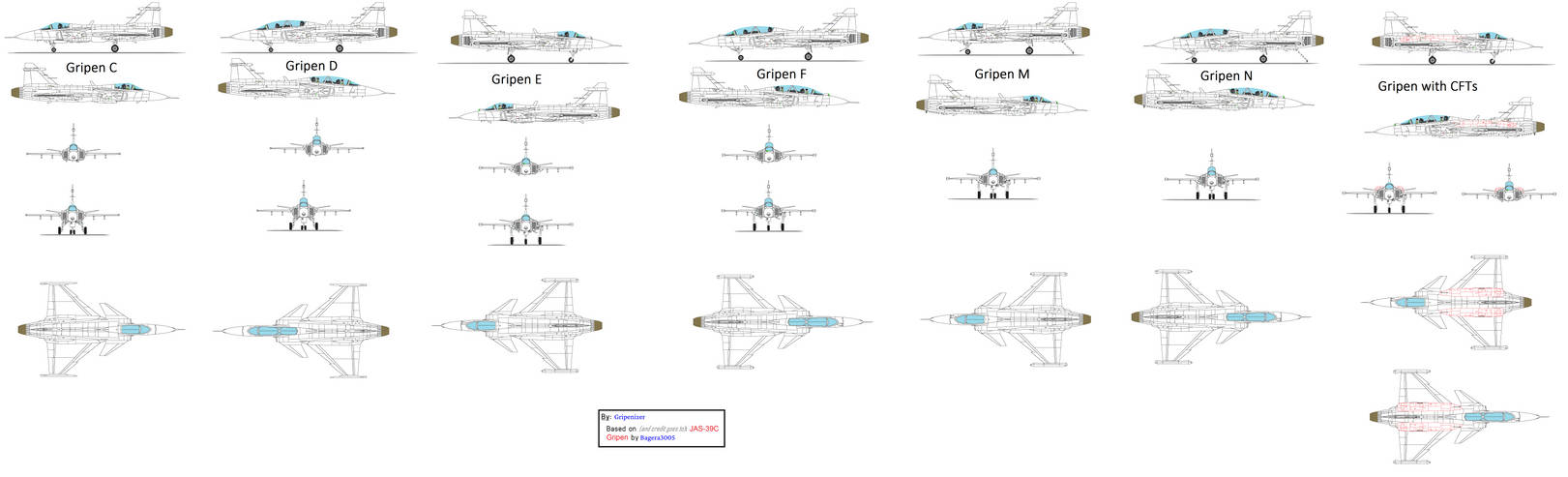 J39 JAS-39 Gripen Blank Templates by Gripenizer on DeviantArt