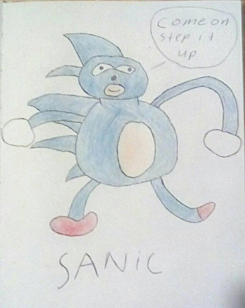 Sanic by Robotsrule101 on DeviantArt