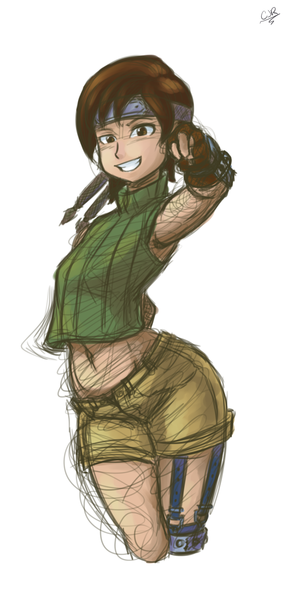 Yuffie Rough Art