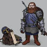 Commision: Dwarf hero