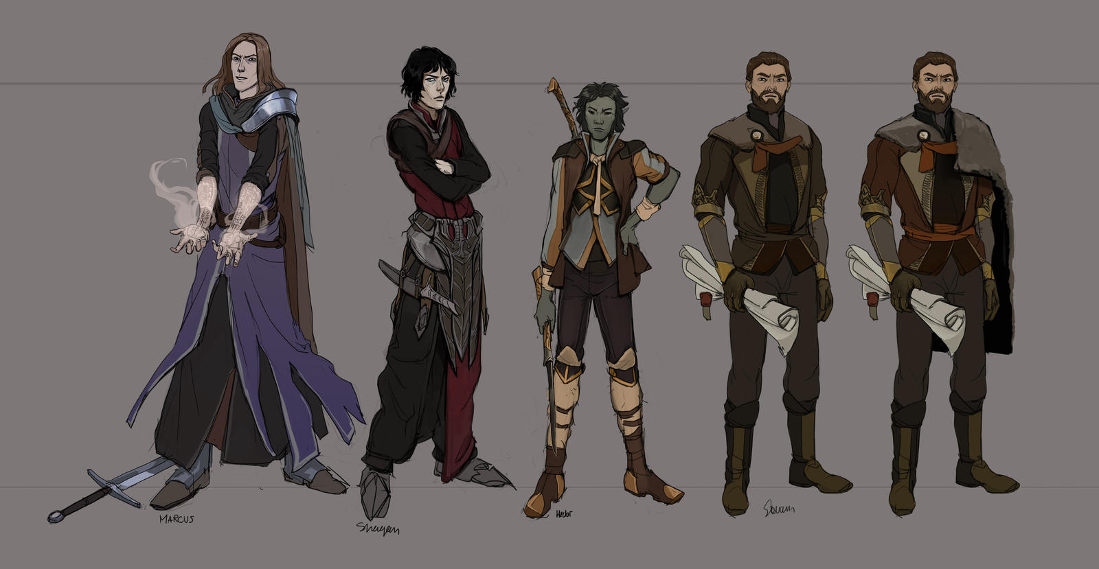 Character designs II by Shagan-fury